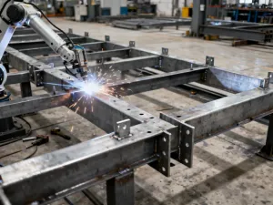 Construction steel fabrication