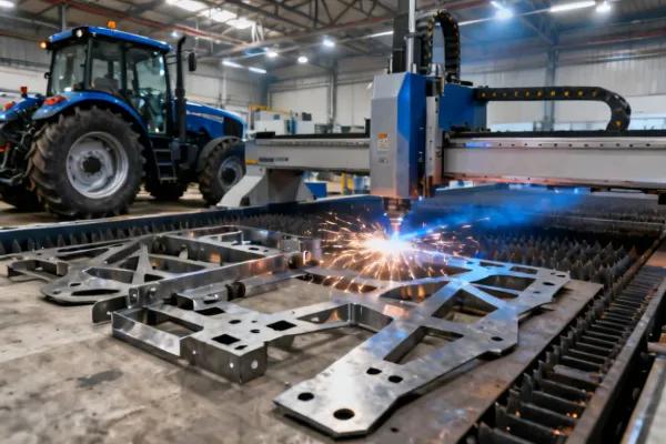 Agricultural equipment laser cutting